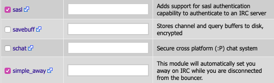 sasl and simple_away Modules