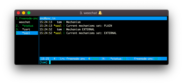 Set SASL EXTERNAL Auth Mechanism