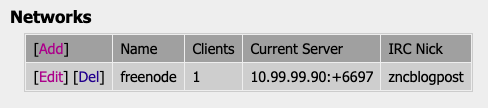 Your Settings - Networks